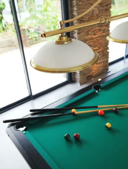lustre pour billard