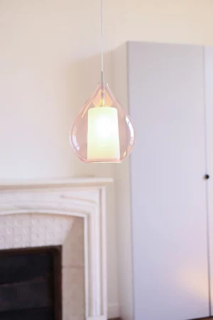 Suspension Circé 1L Rose fumé Concept Verre