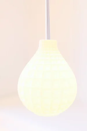 Suspension Circé 1L Diamant Blanc mat Concept Verre