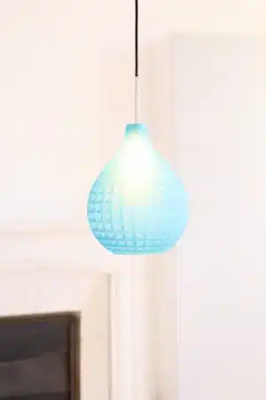 Suspension Circé 1L Diamant Aquamarine Concept Verre