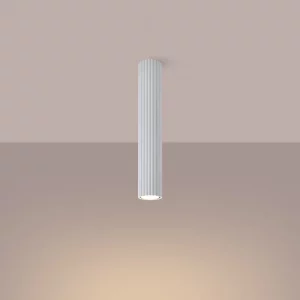 Plafonnier Karbon 40 Blanc Sollux Lighting