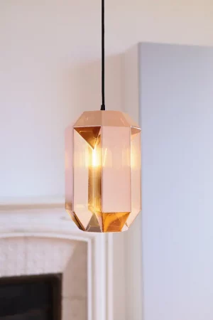 Suspension Pharos Cuivre rose 1L Concept Verre